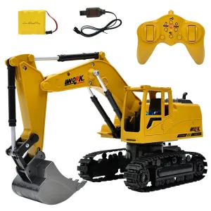 8CH Simulation RC excavator Toy with Bluetooth Remote
