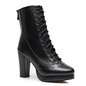 Aadijay - Black Vegan Leather - Rubber Sole
