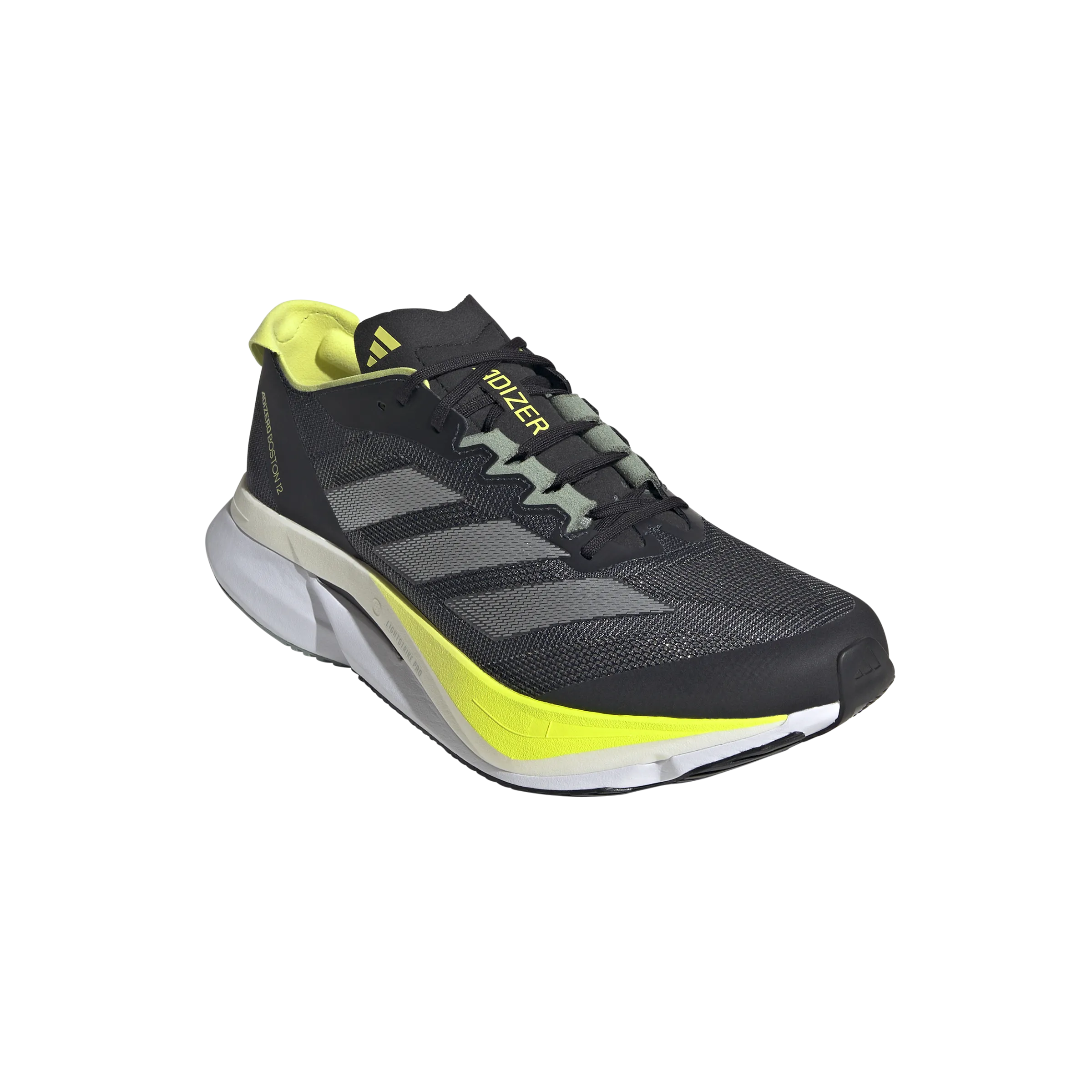 Adidas Adizero Boston 12 (Mens) - Aurora Ink/Silver Met/Pulse Lime