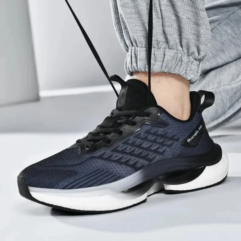 AirStep Herren Mesh-Schuhe mit erhöhender Sohle