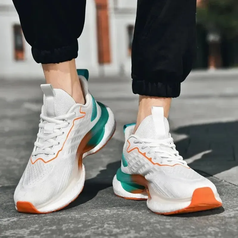 AirStep Herren Mesh-Schuhe mit erhöhender Sohle