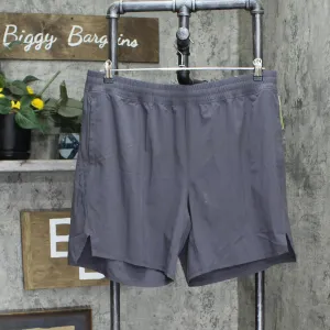 All In Motion Men's Unlined Run Shorts 7" K85LPZ Fitness Gray XL