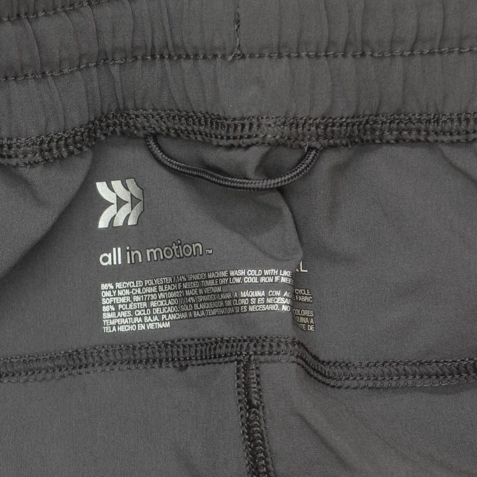 All In Motion Men's Unlined Run Shorts 7" K85LPZ Fitness Gray XL