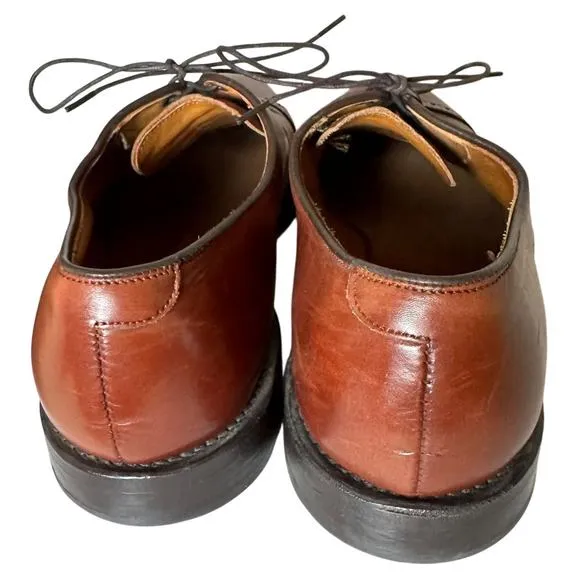 Allen Edmonds Byron Cap-Toe Oxford Dress Shoe Mens Sz. 11.5 C Cognac Leather EC