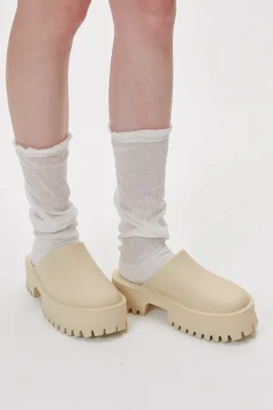 Anya Platform Chunky Slipper