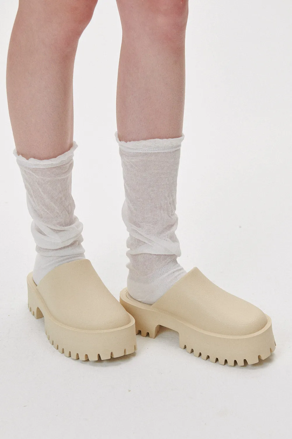 Anya Platform Chunky Slipper