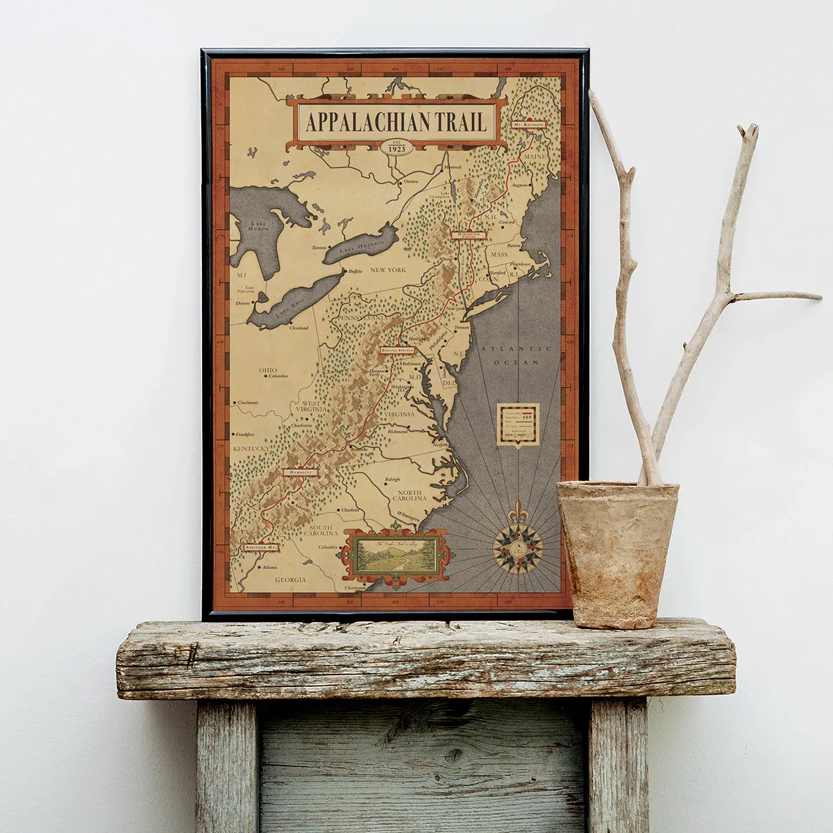 Appalachian Trail Map