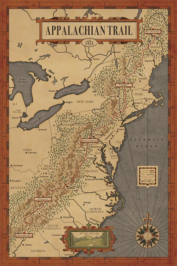 Appalachian Trail Map
