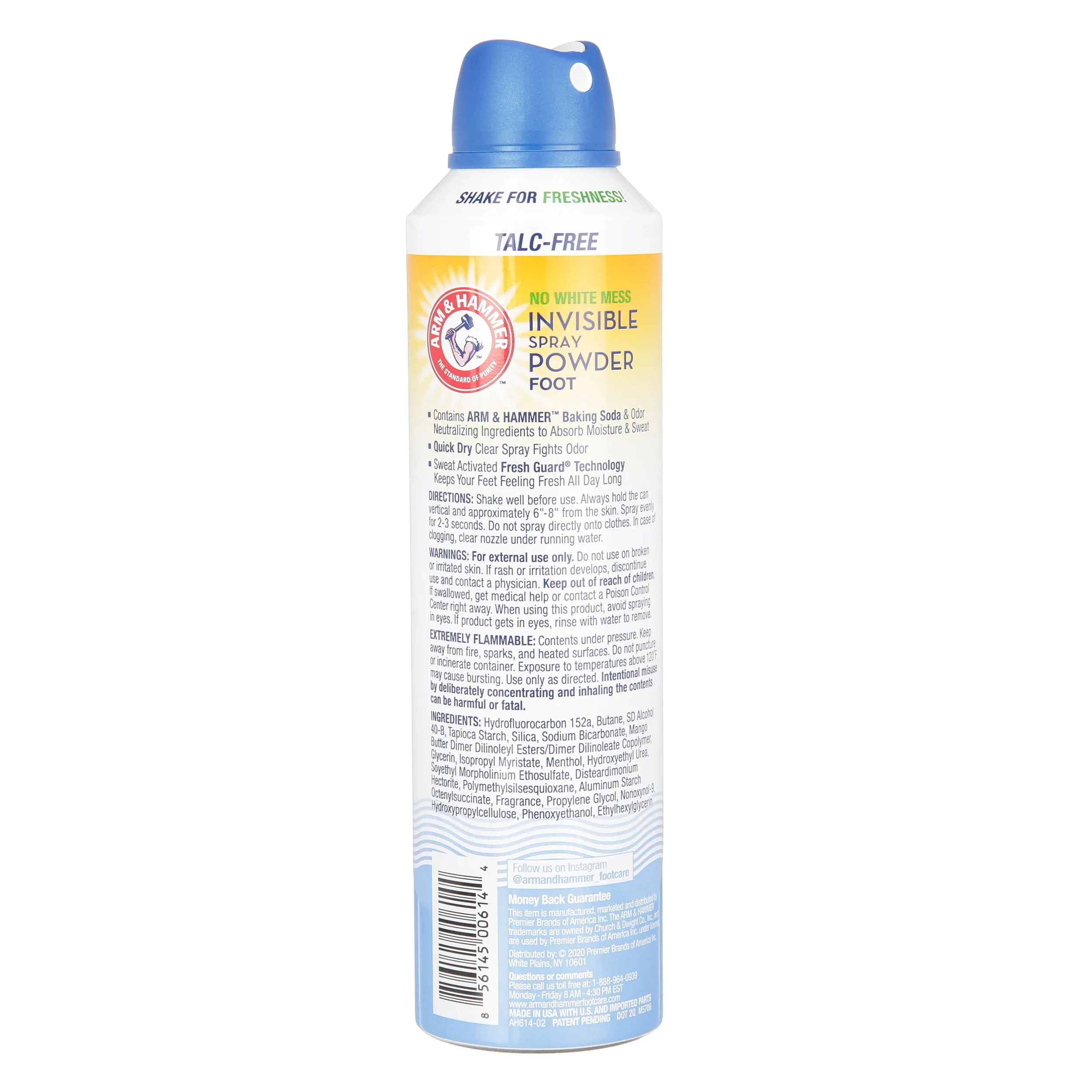 Arm & Hammer Invisible Spray Foot Powder