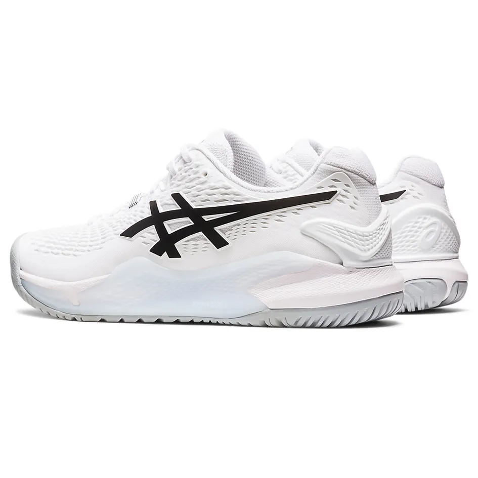 Asics Gel-Resolution 9 White/Black Men's Tennis Shoes