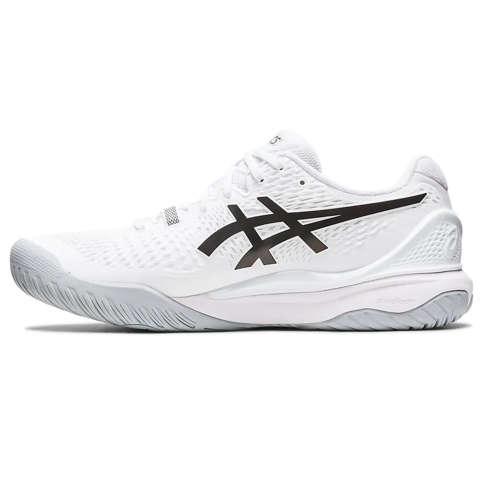 Asics Gel-Resolution 9 White/Black Men's Tennis Shoes