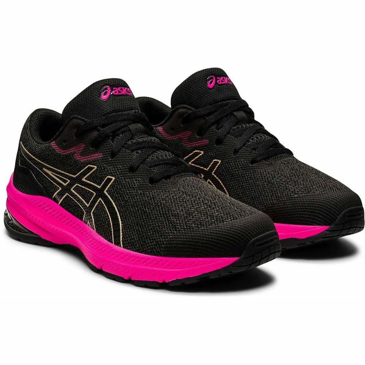 Asics GT 1000 11 GS Junior Running Shoes - Black