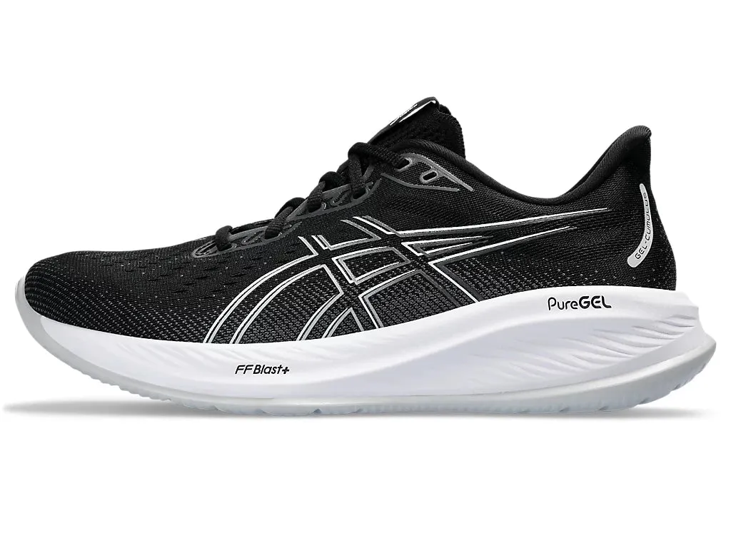 Asics Men's GEL-CUMULUS 26 Extra wide (4E) Running Shoes in Black/Concrete