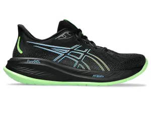 Asics Men's GEL-CUMULUS 26  Running Shoes in Black/Electric Lime