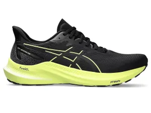 Asics Men's GT-2000 12 Running Shoes in Black/Glow Yellow