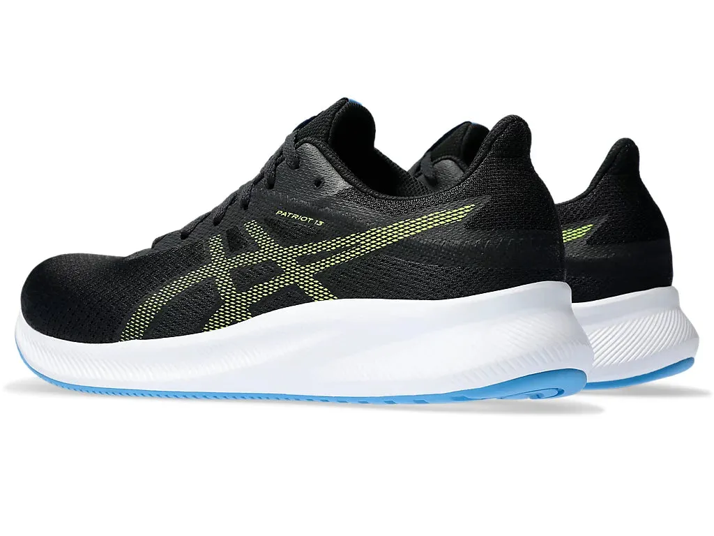 Asics Patriot 13 Men's Running Shoe | Black/Electric Lime