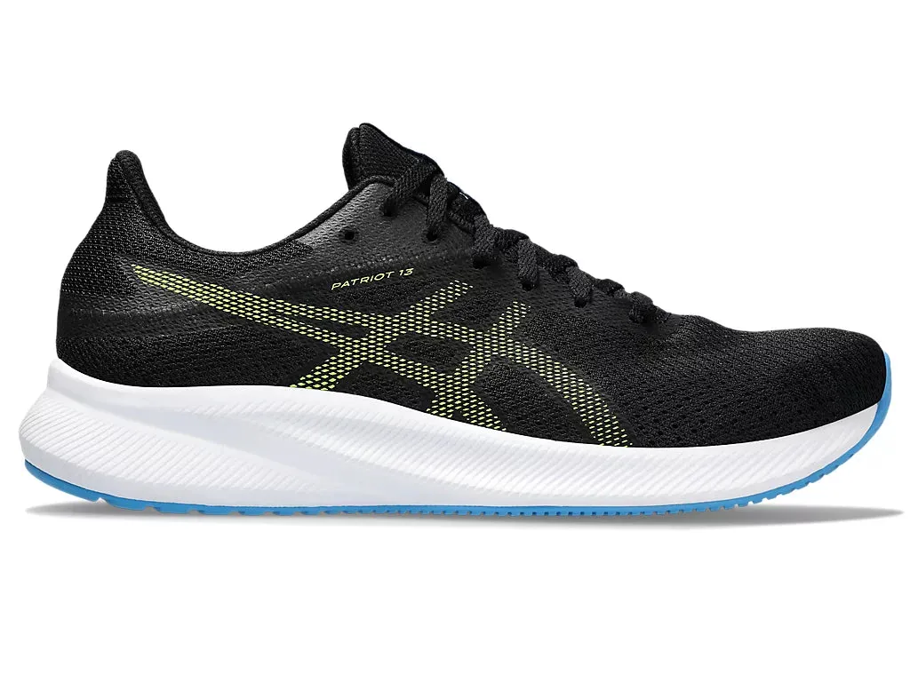 Asics Patriot 13 Men's Running Shoe | Black/Electric Lime