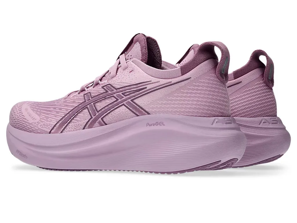 Asics Women's GEL-NIMBUS 27 Running Shoes in Light Ube/Dark Ube