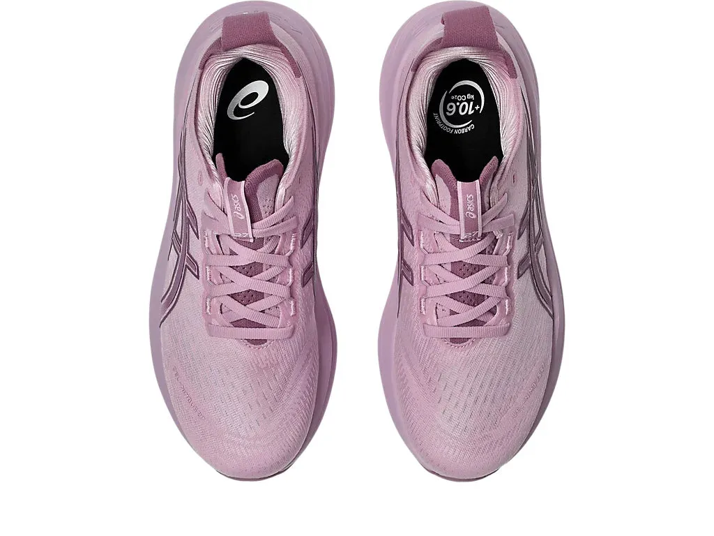 Asics Women's GEL-NIMBUS 27 Running Shoes in Light Ube/Dark Ube