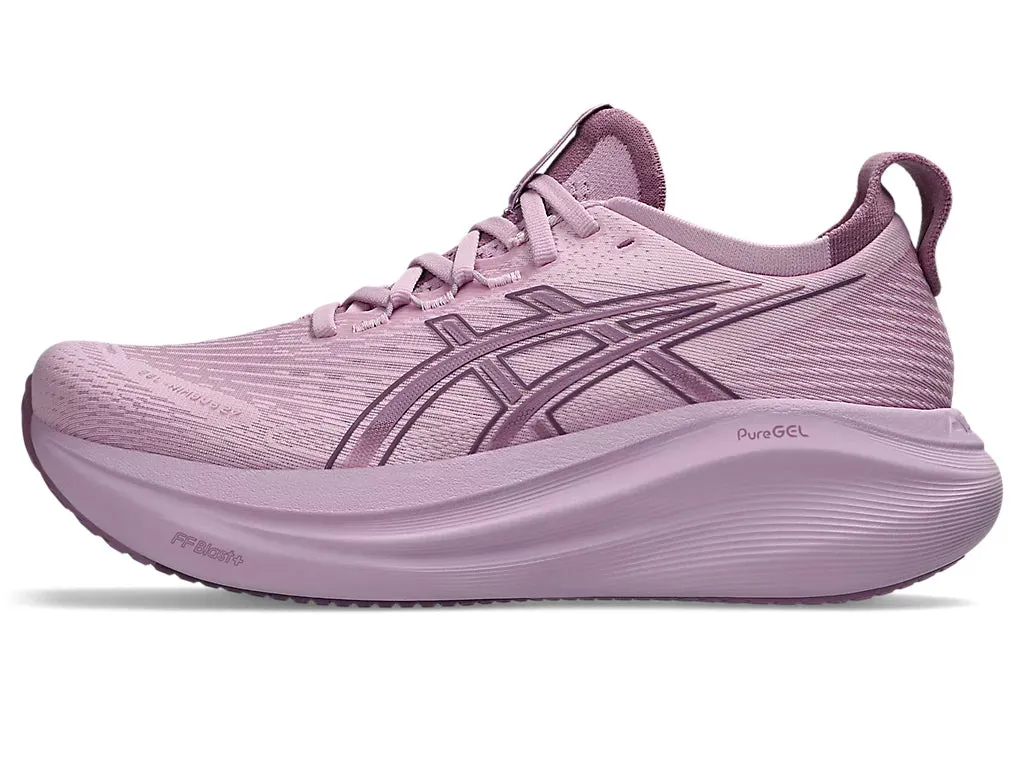 Asics Women's GEL-NIMBUS 27 Running Shoes in Light Ube/Dark Ube