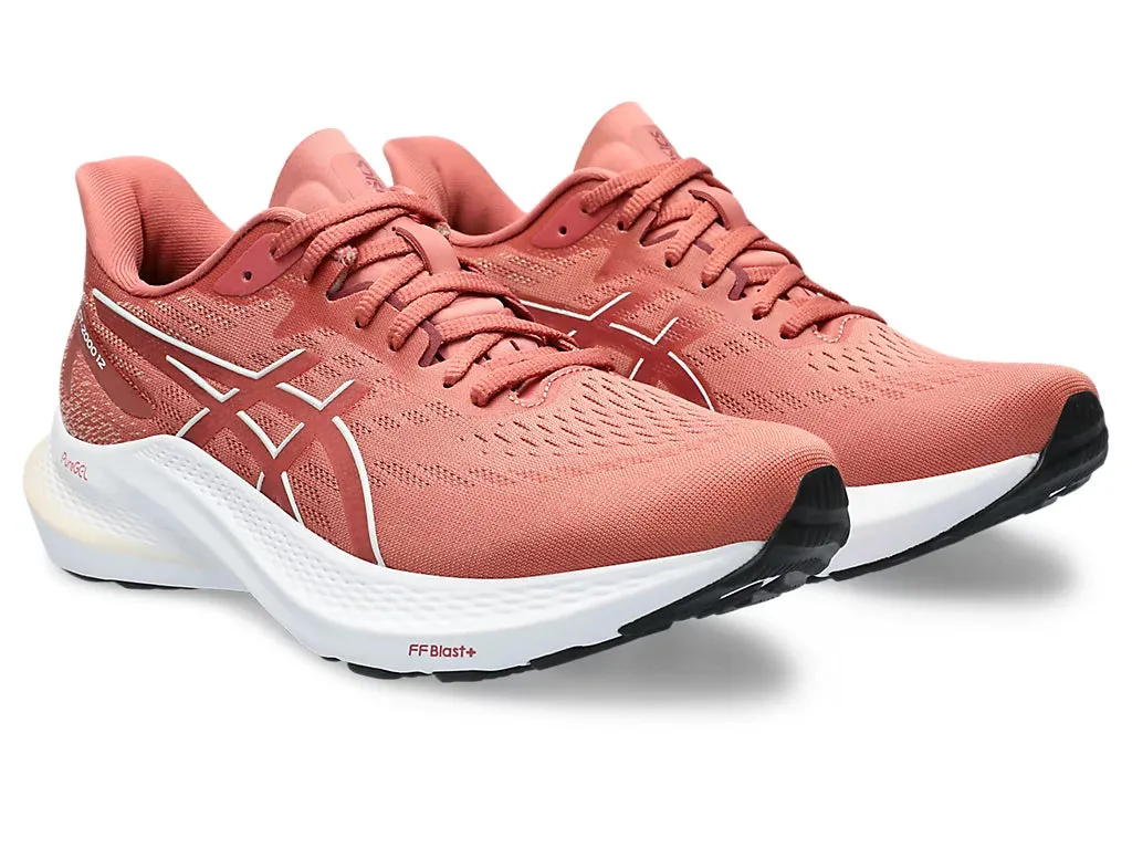 Asics Women's GT-2000 12 Running Shoes in Light Garnet/Brisket Red