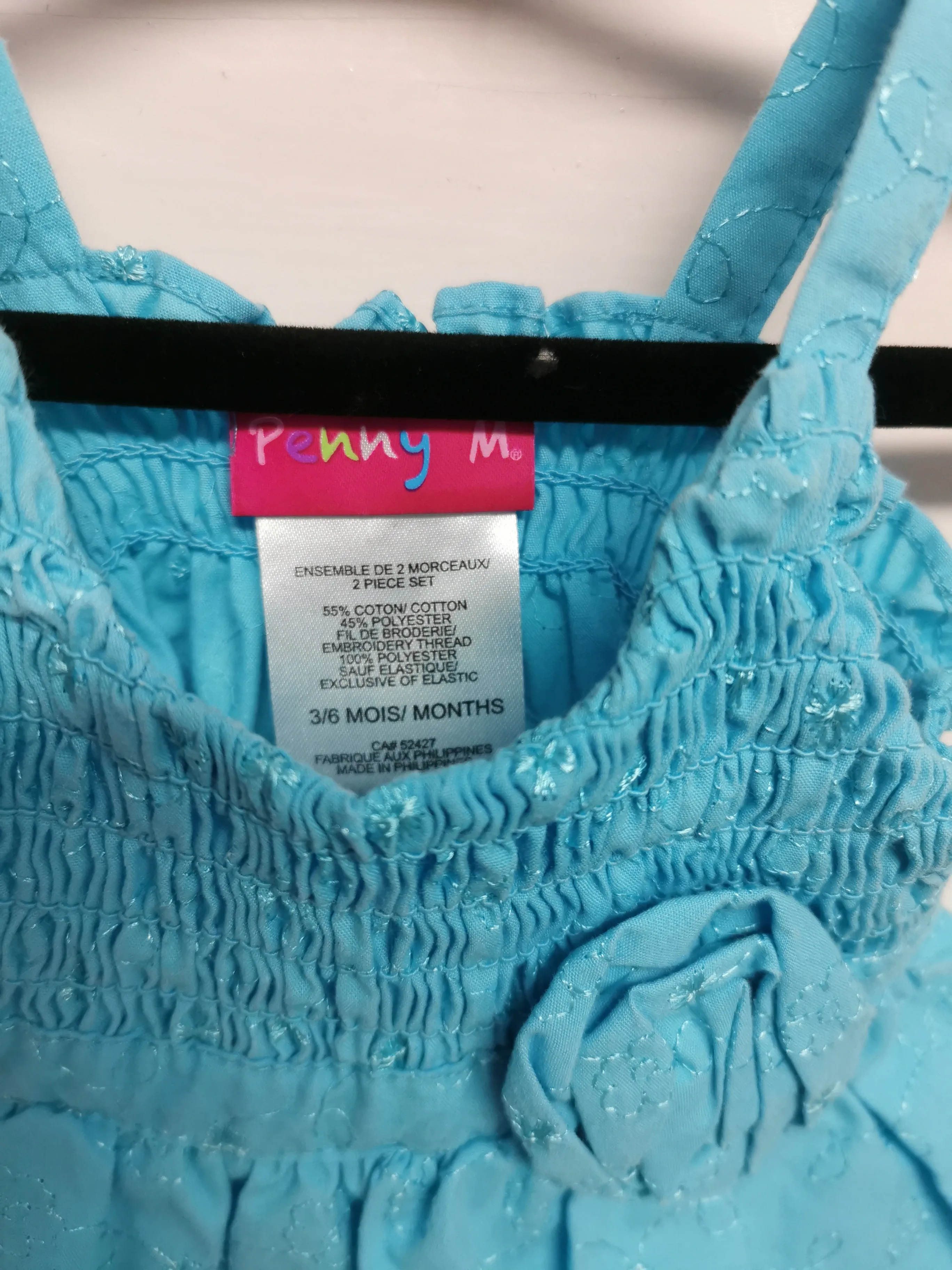 BABY GIRL SIZE 3/6 MONTHS - PENNY M, Beautiful Sun Dress EUC B38
