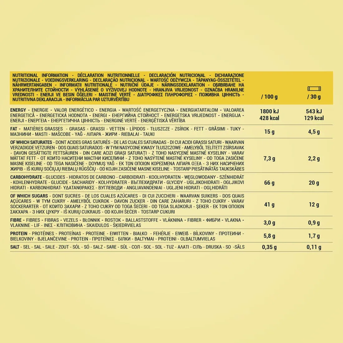 BARRE DE CEREALES ENROBÉE X1 CHOCOLAT BANANE