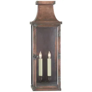 Bedford Large 3/4 Lantern in Natural Copper