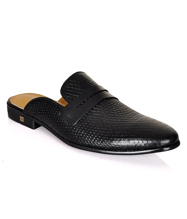 Berluti Black Penny Mules
