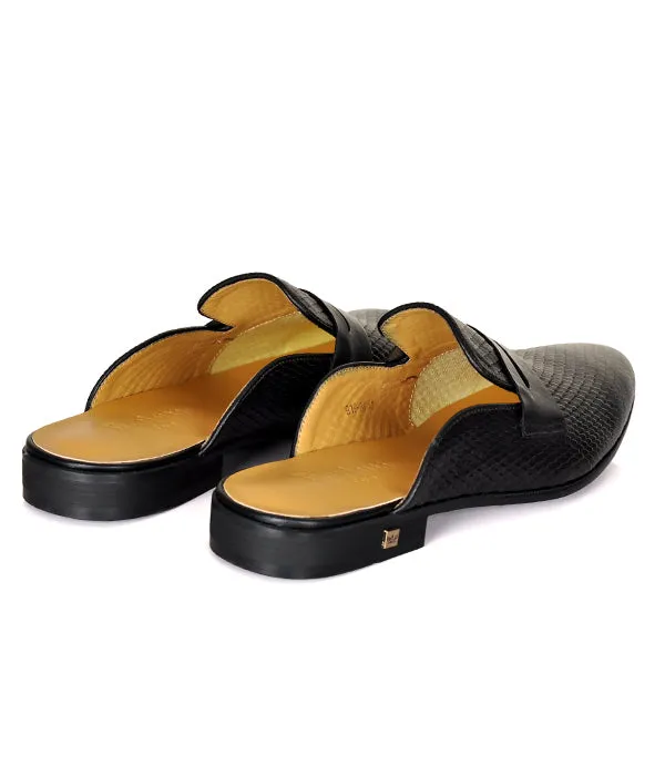 Berluti Black Penny Mules