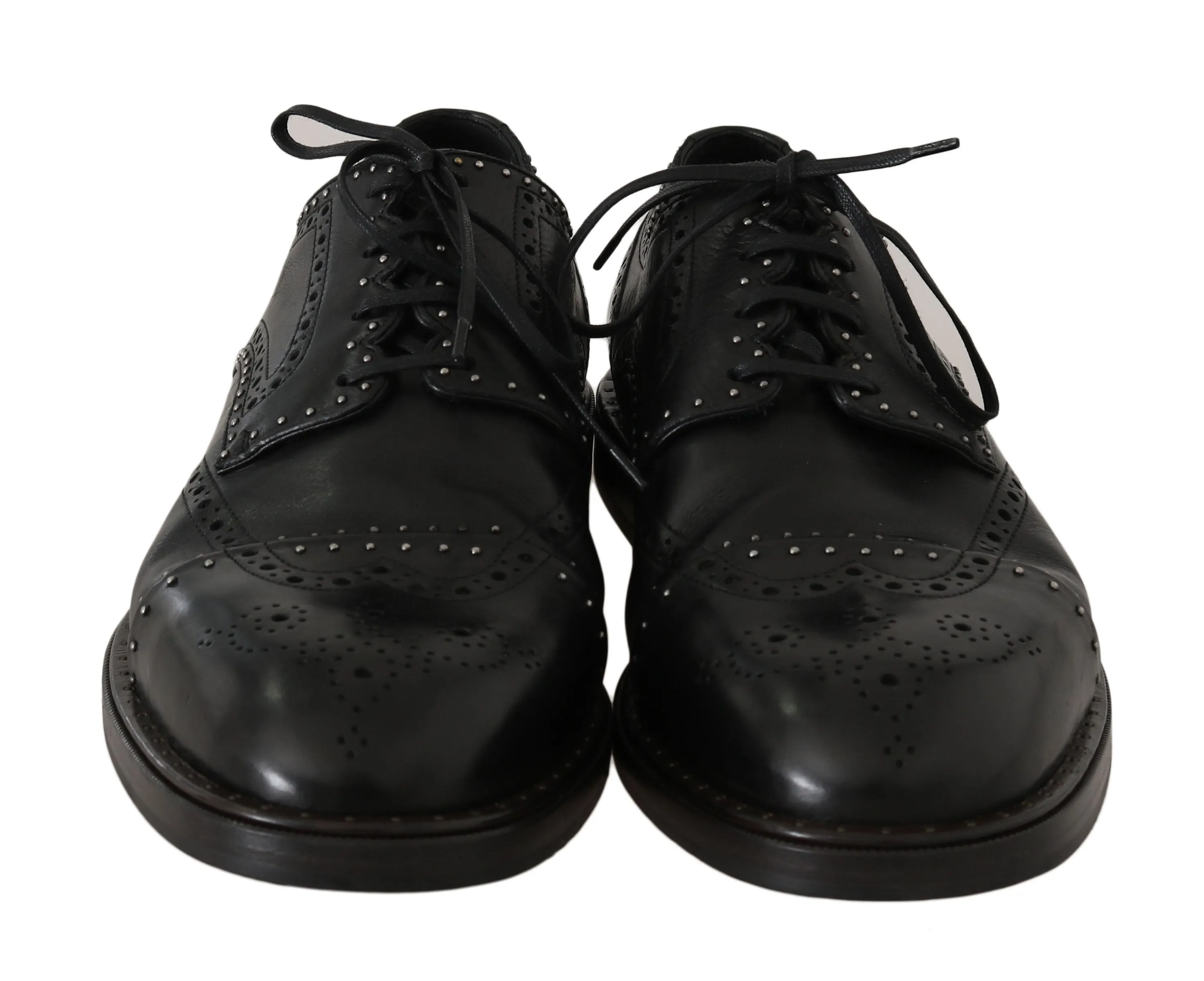 Black Leather Derby Wingtip Oxford