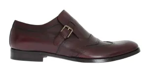 Bordeaux Leather Wingtip Loafers