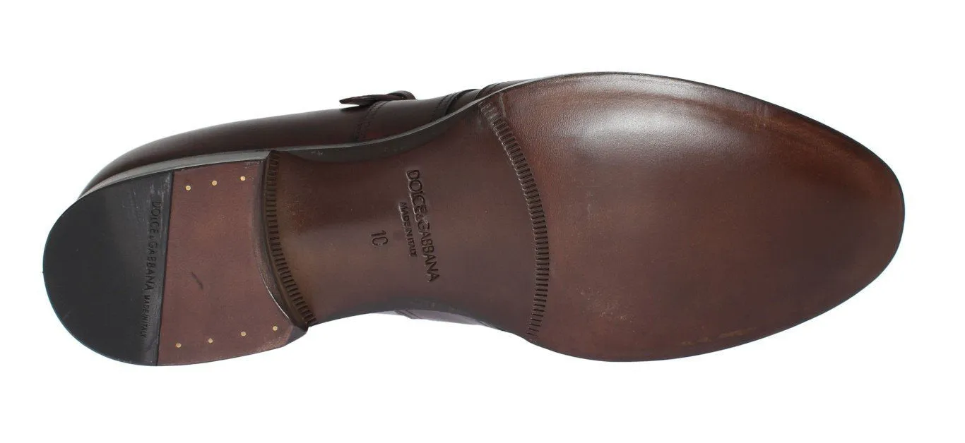 Bordeaux Leather Wingtip Loafers