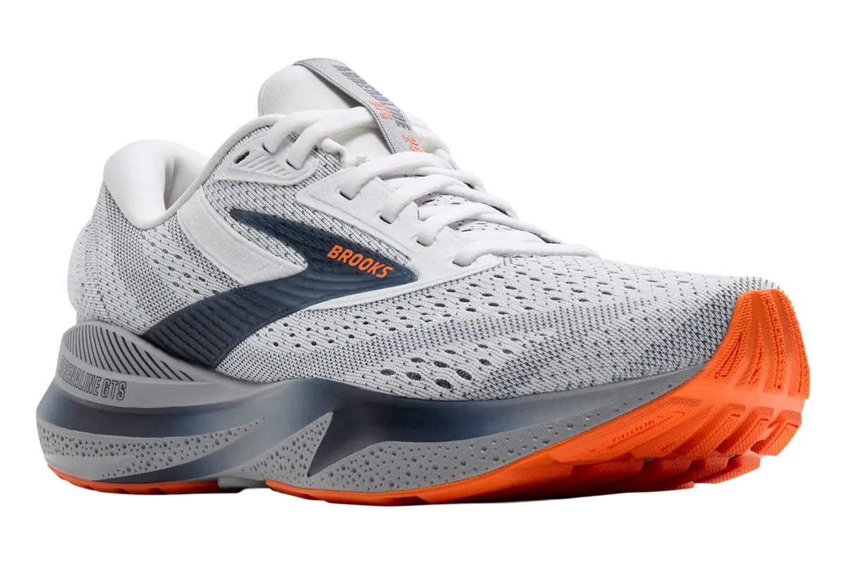 Brooks Adrenaline GTS 24 D White/Peacoat/Alloy Mens