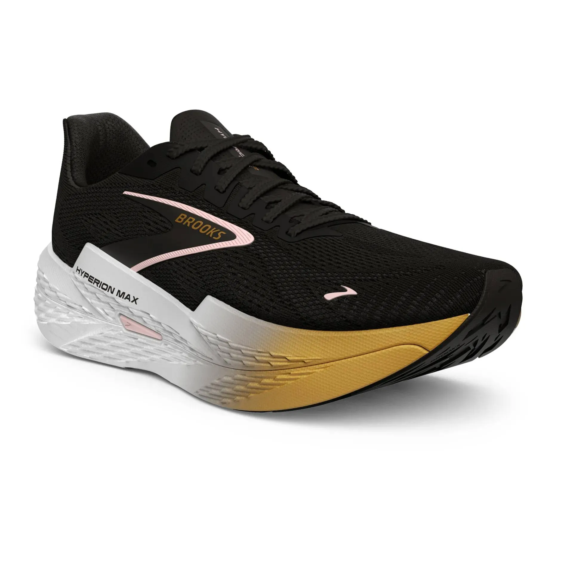 Brooks Hyperion Max 2 (Womens) - Black/Gold/Pink