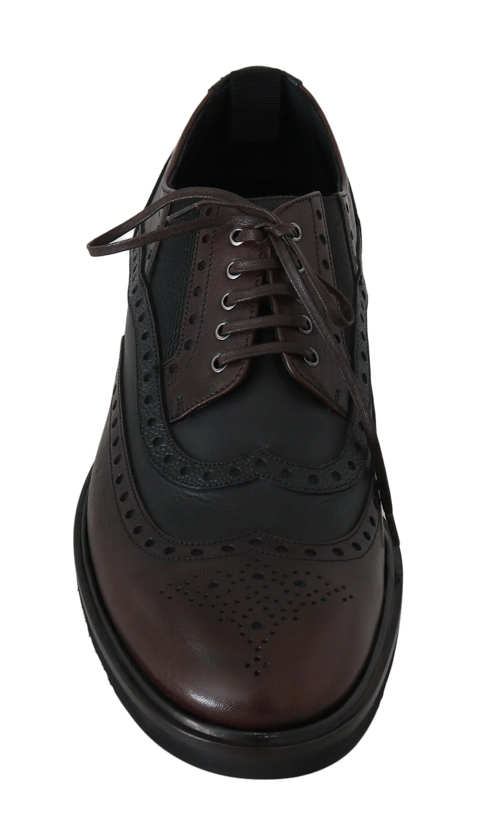 Brown Leather Derby Wingtip Oxford