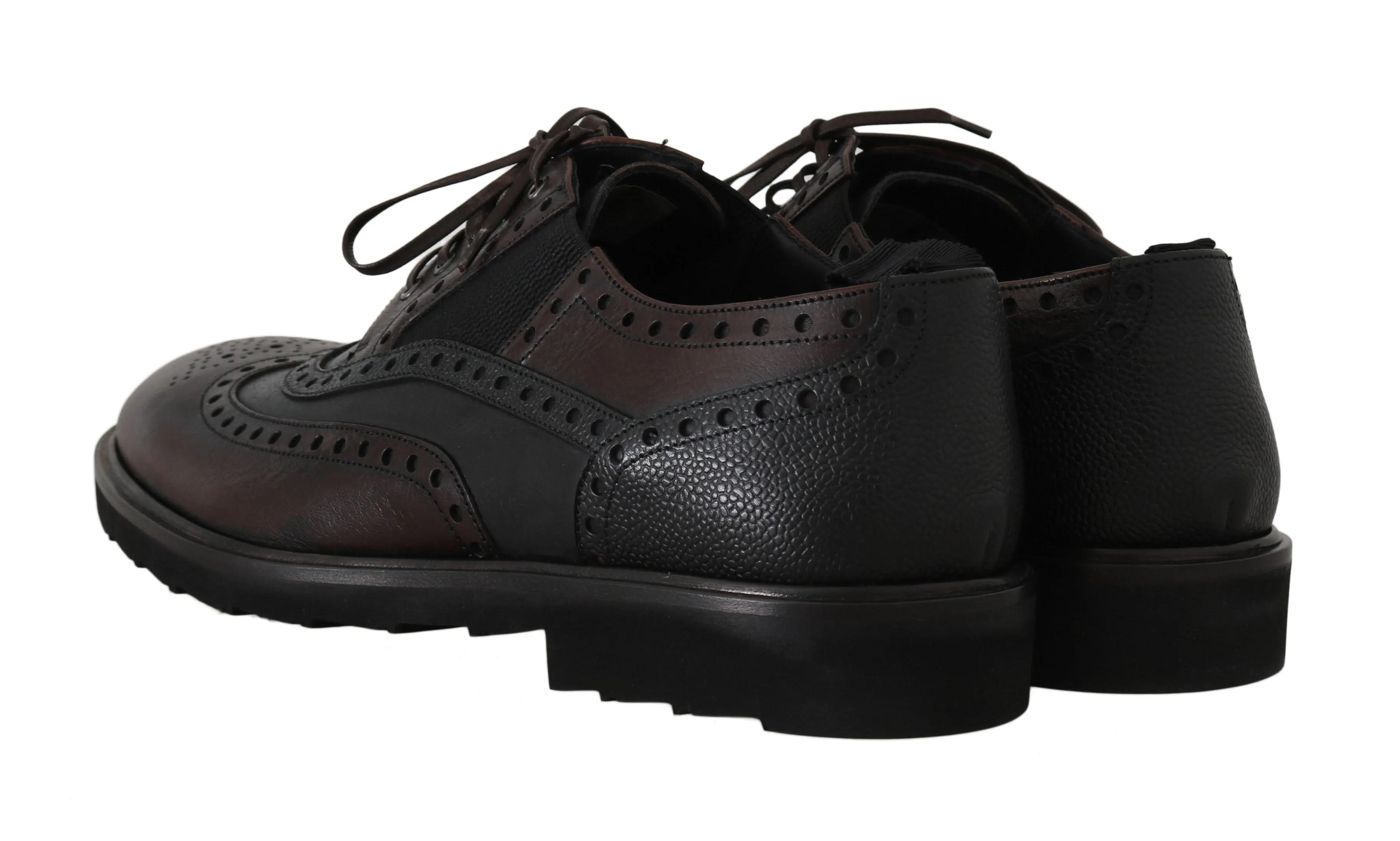Brown Leather Derby Wingtip Oxford