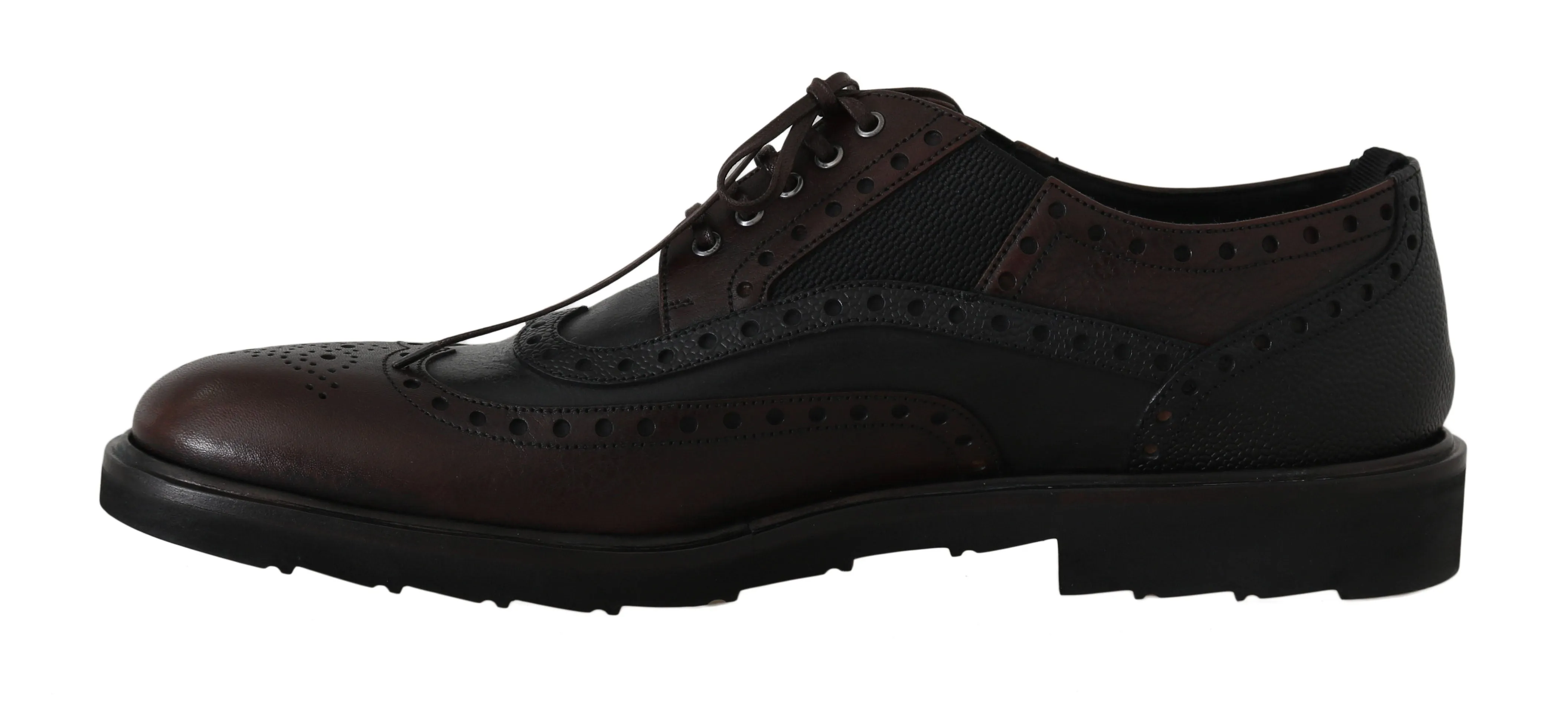 Brown Leather Derby Wingtip Oxford