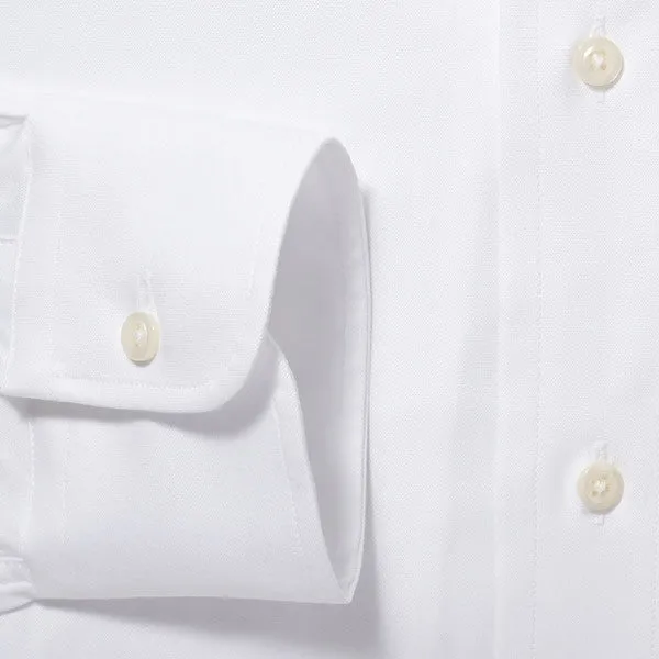 Button Down Pinpoint White