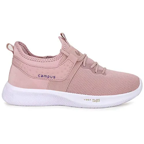 Campus Women's Sherry Peach/PRPL Running Shoes 7-UK