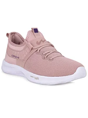 Campus Women's Sherry Peach/PRPL Running Shoes 7-UK