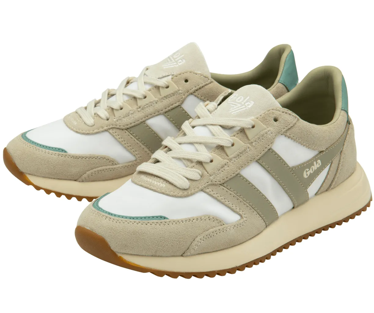 Chicago Sneakers by Gola | Off White/Wheat/Feather Grey
