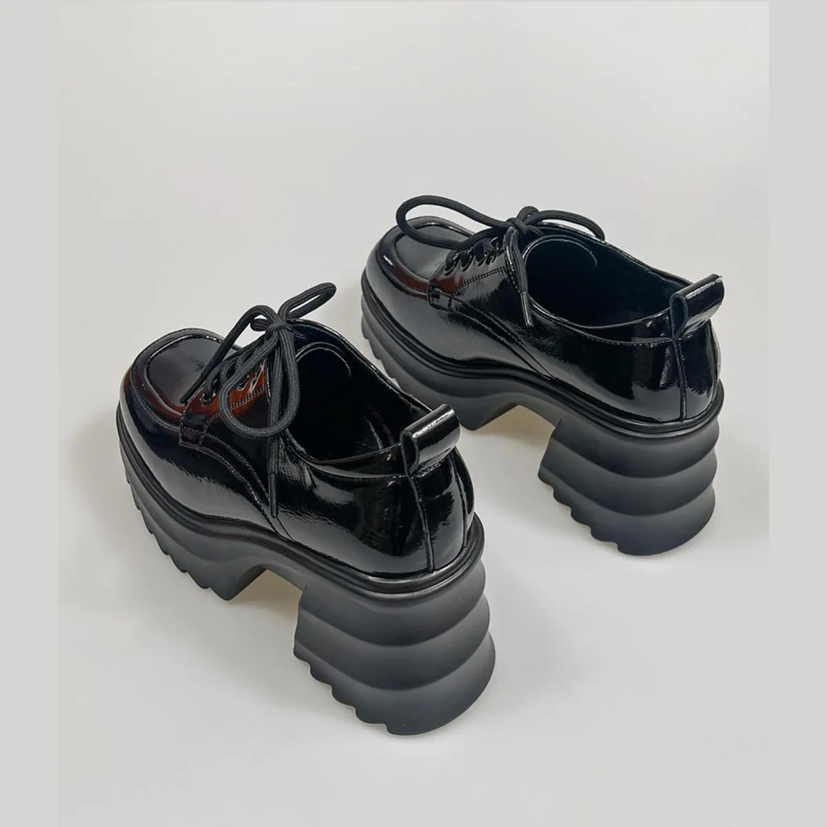 Chunky Cut-Out Platform Oxfords