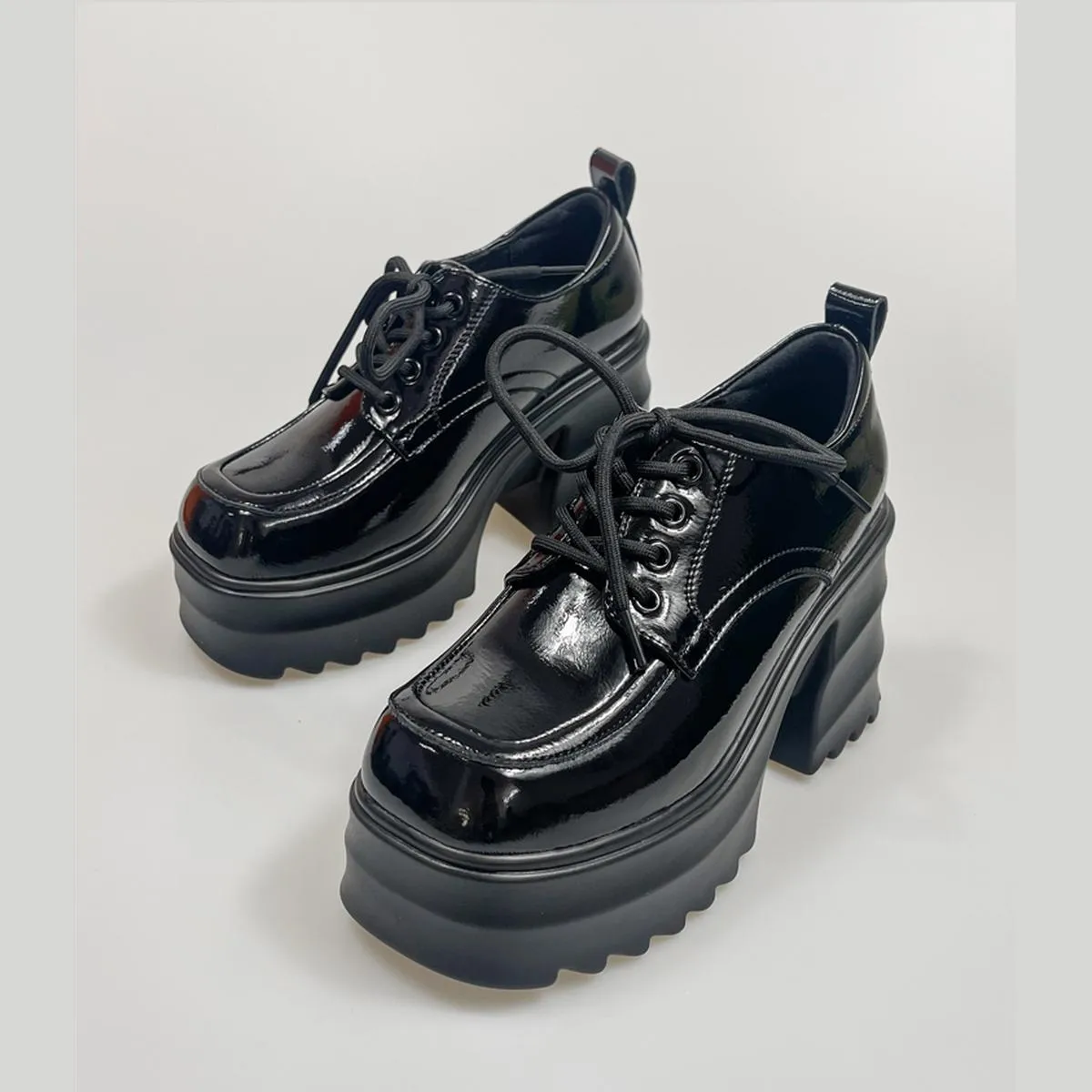 Chunky Cut-Out Platform Oxfords