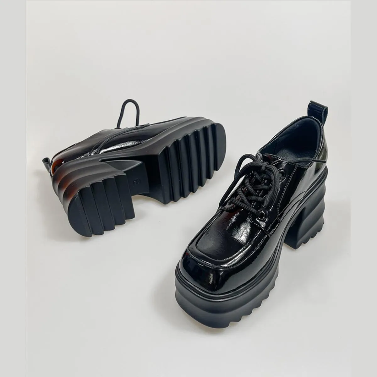 Chunky Cut-Out Platform Oxfords