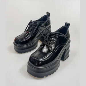Chunky Cut-Out Platform Oxfords