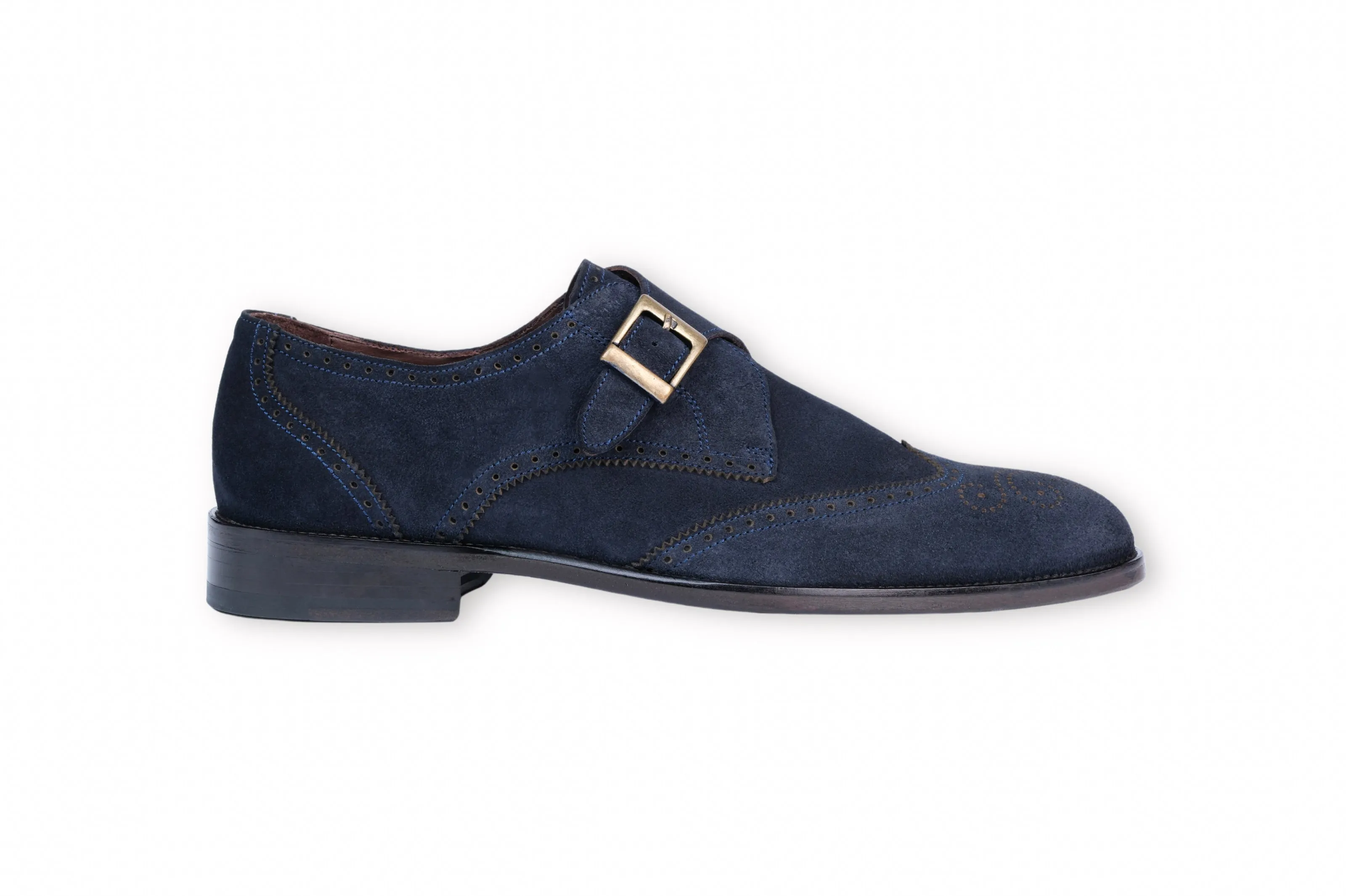 Clinton Wingtip Monk Strap