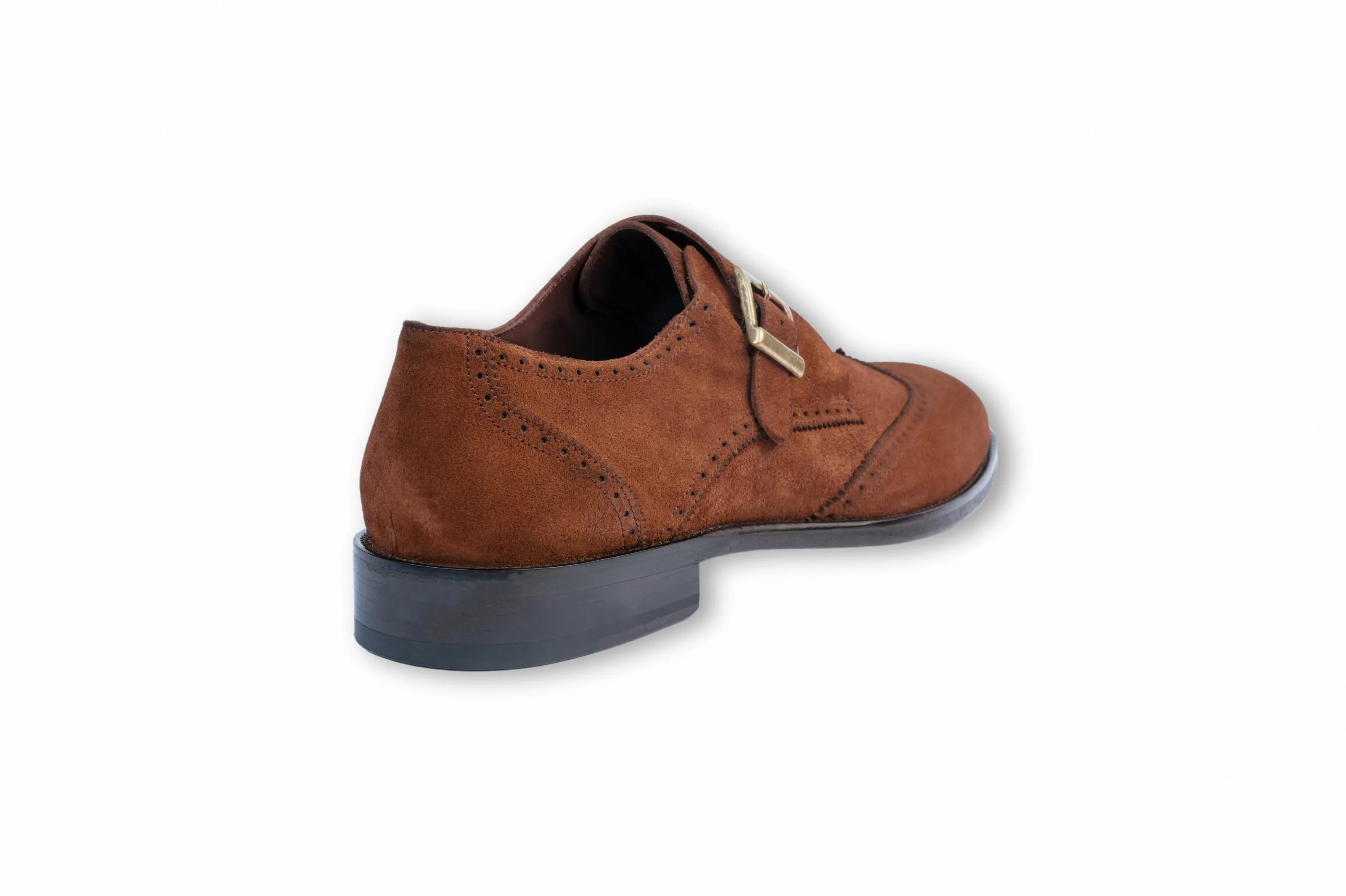 Clinton Wingtip Monk Strap