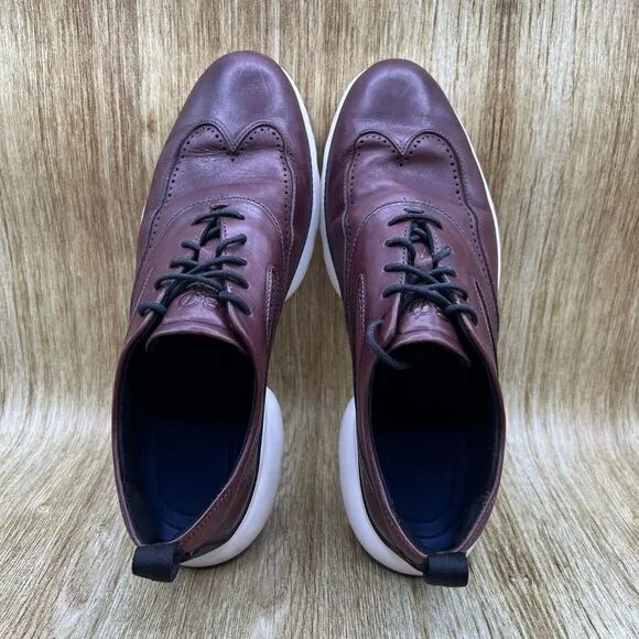 Cole Haan 3.Zerogrand Men's Size 8.5 Wingtip Oxford‎ Dress Shoes Brown C28120