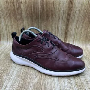 Cole Haan 3.Zerogrand Men's Size 8.5 Wingtip Oxford‎ Dress Shoes Brown C28120
